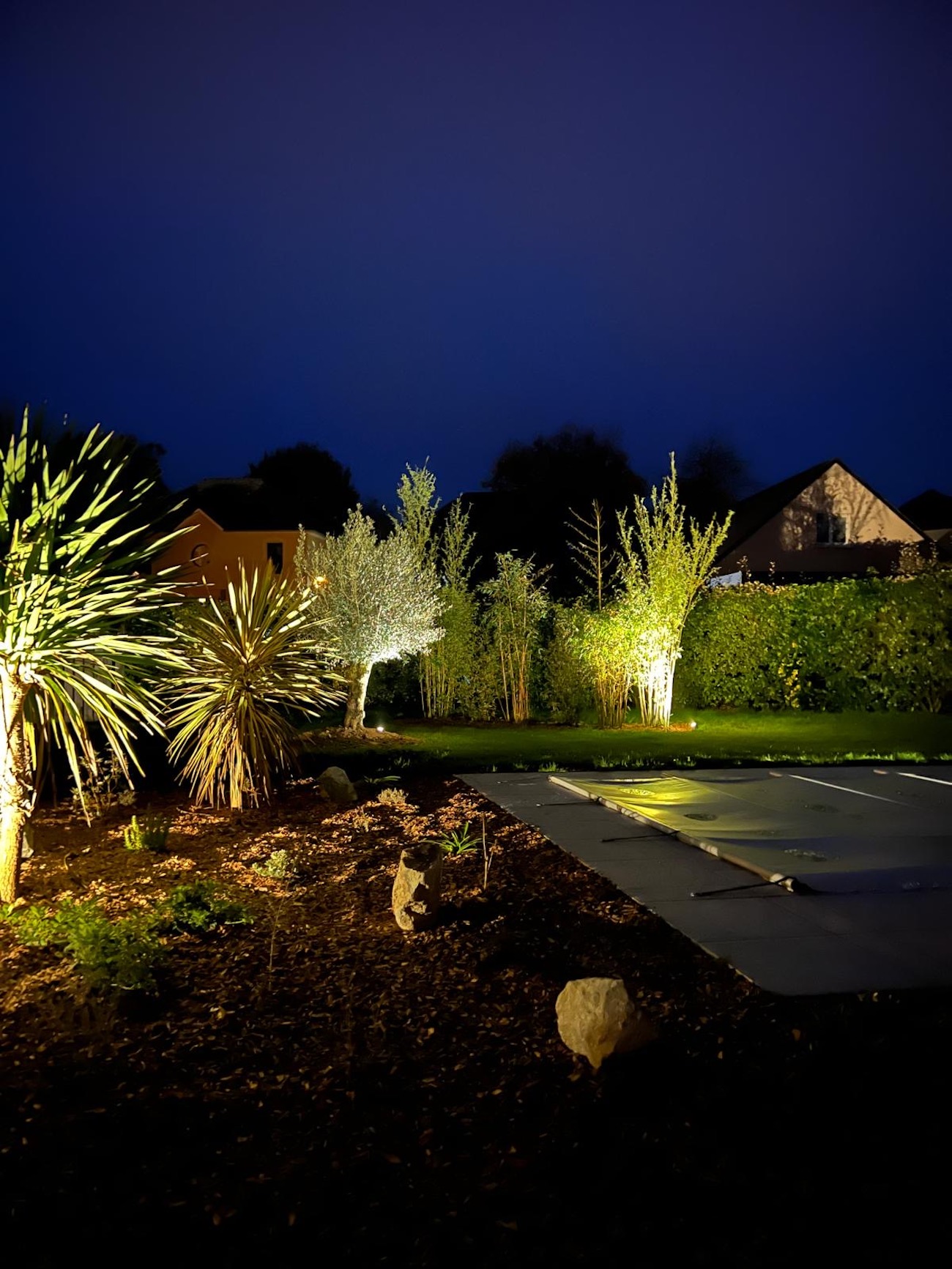 jardin jeu d'ombres